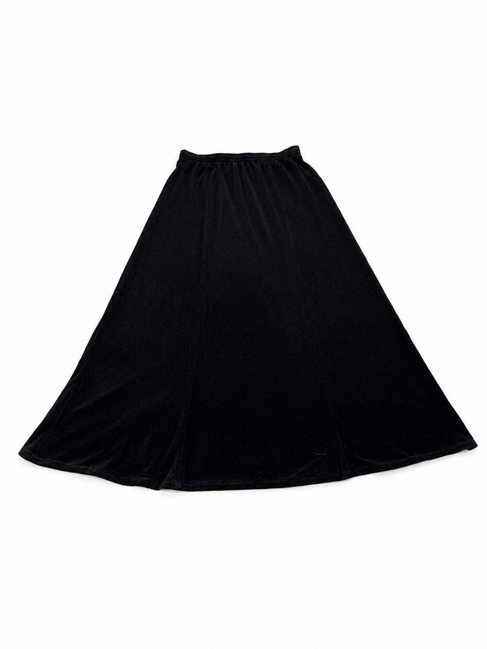 Notations Women’s Black Velvet Skirt